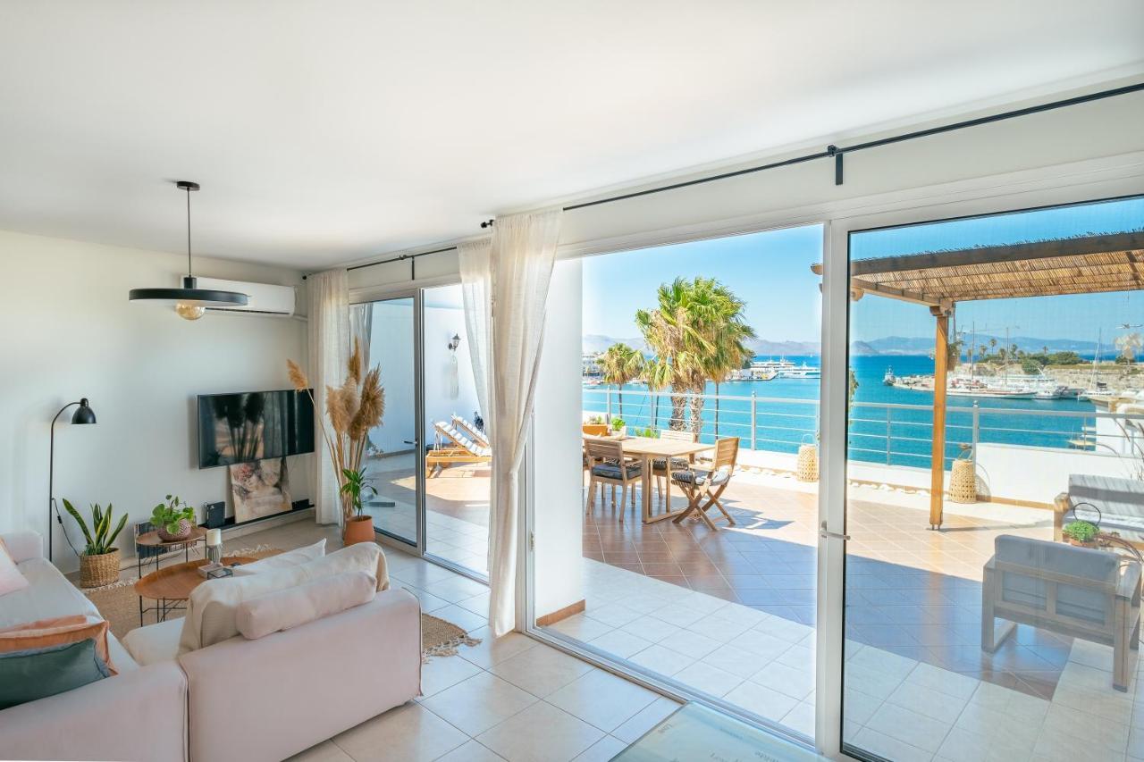 Attico Blu - Sea View Penthouse Apartment Kos Exterior photo